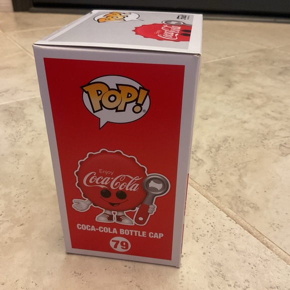 Funko Coca-Cola Bottle Cap Figure in Red and White, #79 - Picture 6 of 6